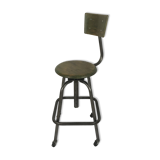 Adjustable workshop high chair and on wheels