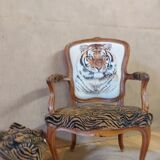 Armchair Louis XV tiger