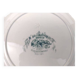 6 Sarreguemines Blackberry Deep Plates