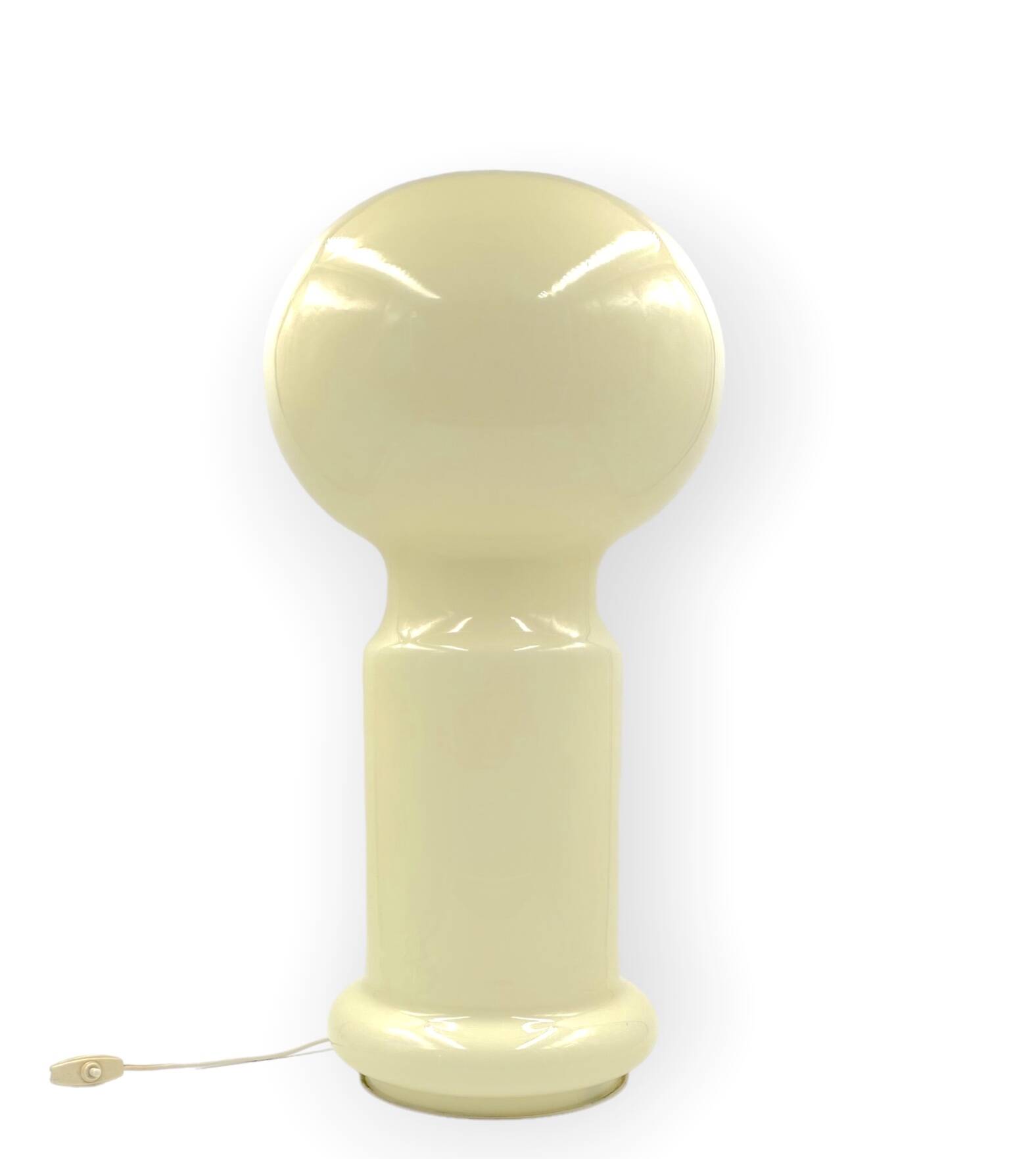 Space Age rare monumental Murano glass table lamp, Vistosi, 1960s