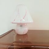 Opaline mushroom lamp