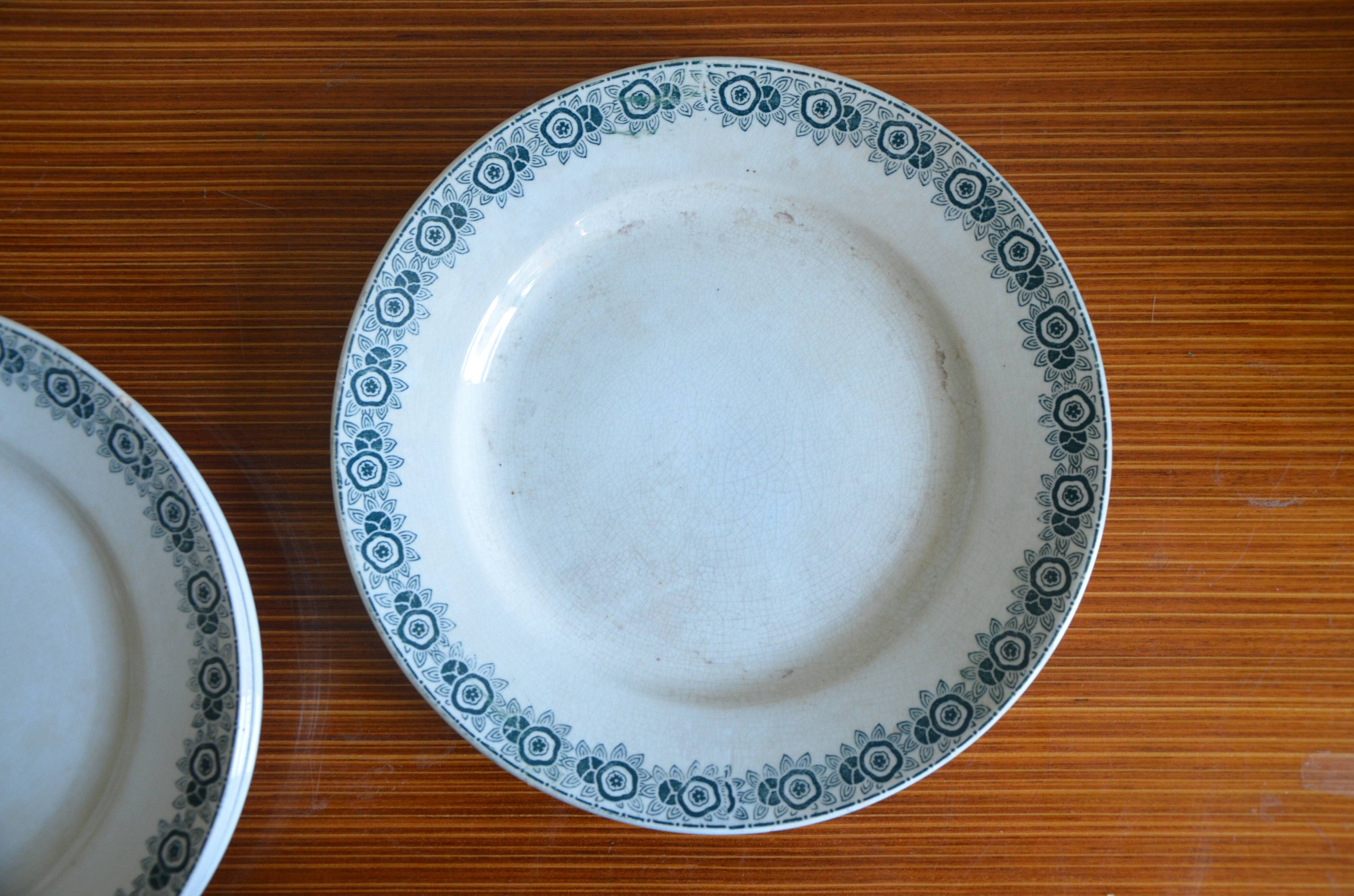 Lot de 6 assiettes Saint Amand collection Ibéria