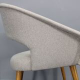 1960s Pair of Restored Shell Chairs, Czechoslovakia