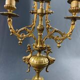 19th century bronze candlestick in Louis XIV style