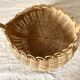Panier vintage en rotin tressé