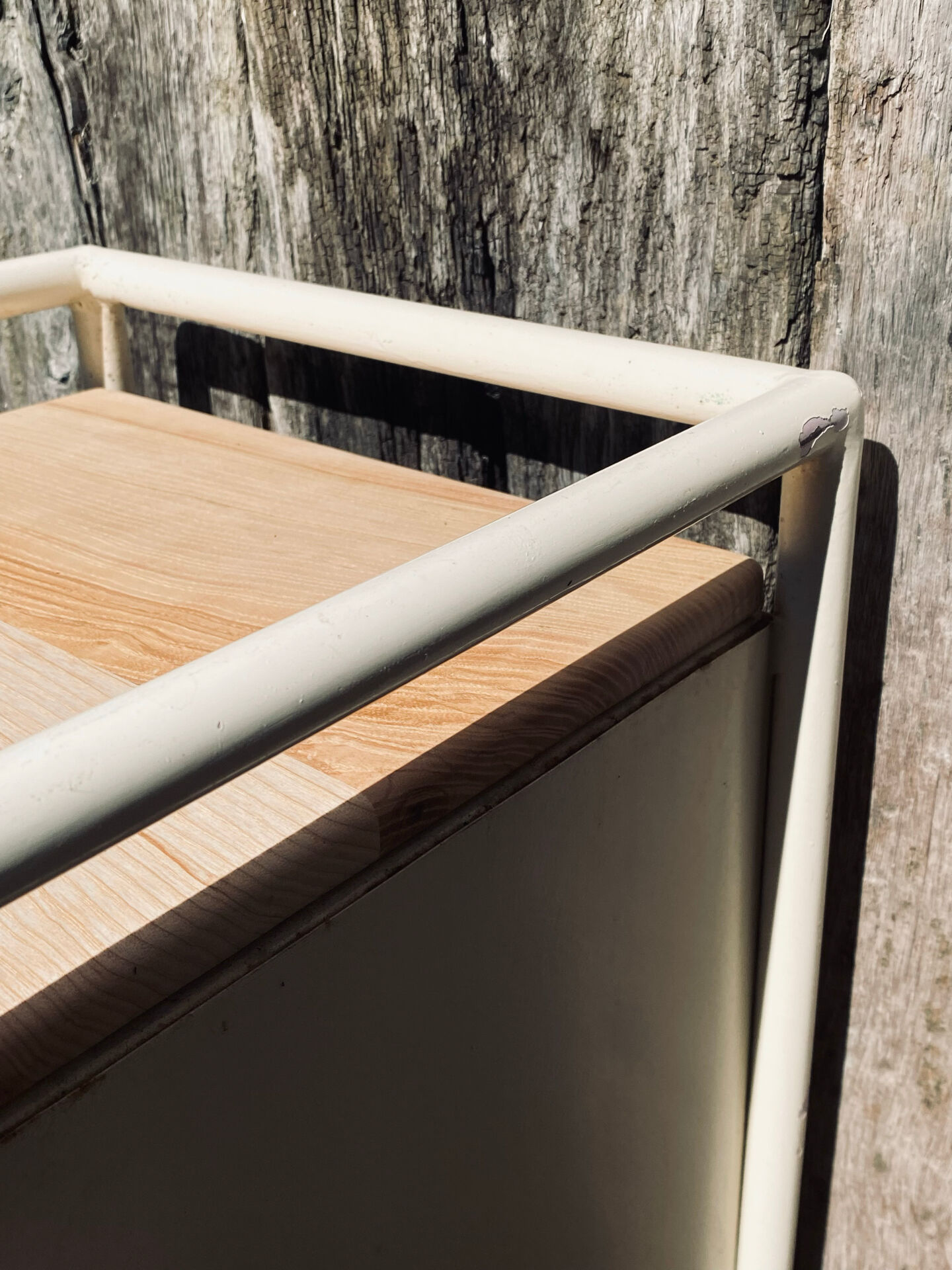 Small metal and wood furniture
