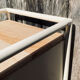 Small metal and wood furniture