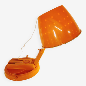 Upcycled orange seventies lamp