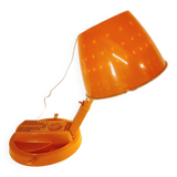 Upcycled orange seventies lamp