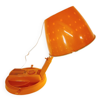 Upcycled orange seventies lamp