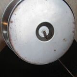 Living room lamp, High, aluminum and stainless steel