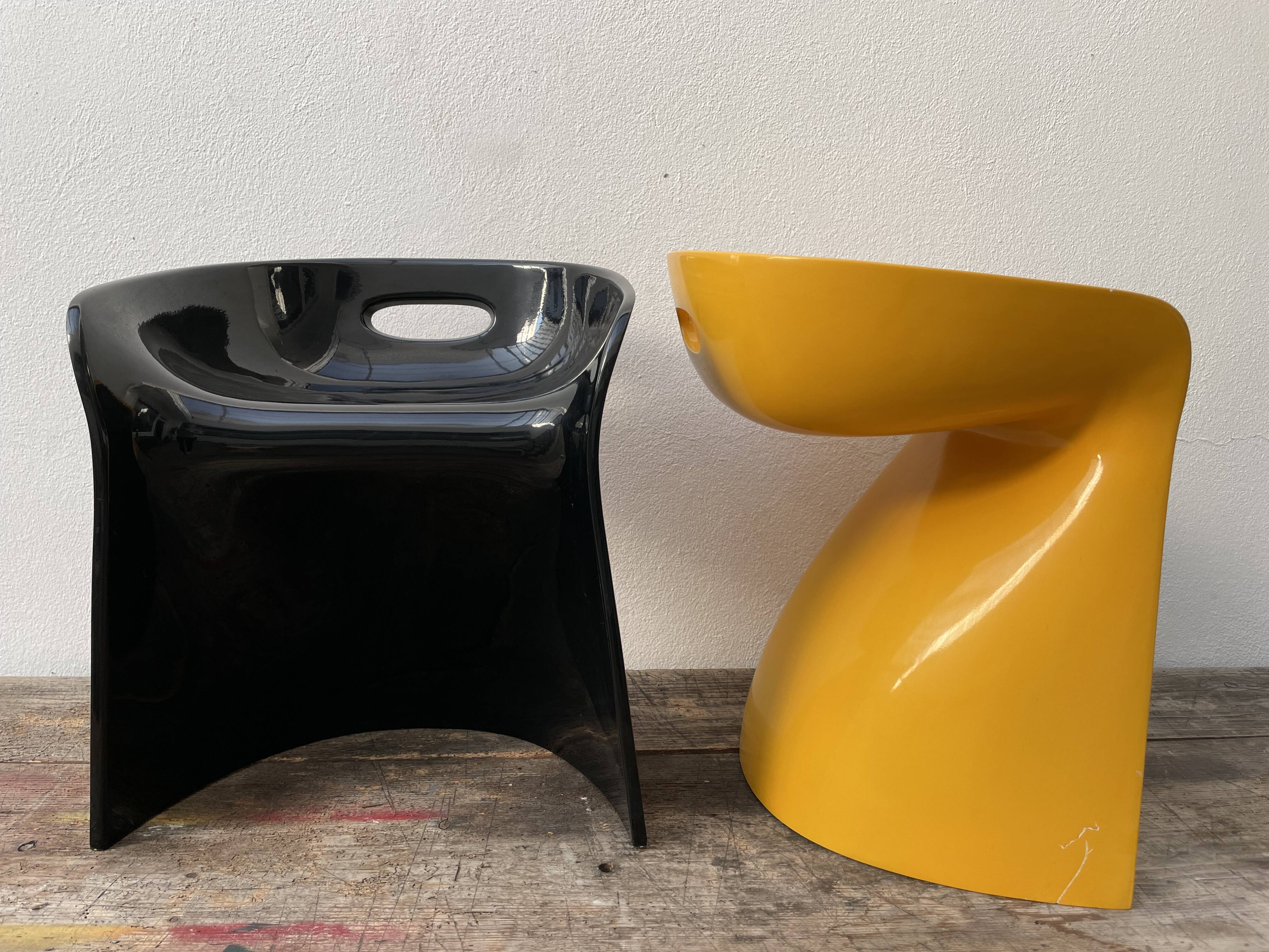 Paire de chaises « Bowl-chairs » design