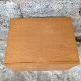 Mini dresser furniture tv / vintage hifi teak metal feet 1950 1960