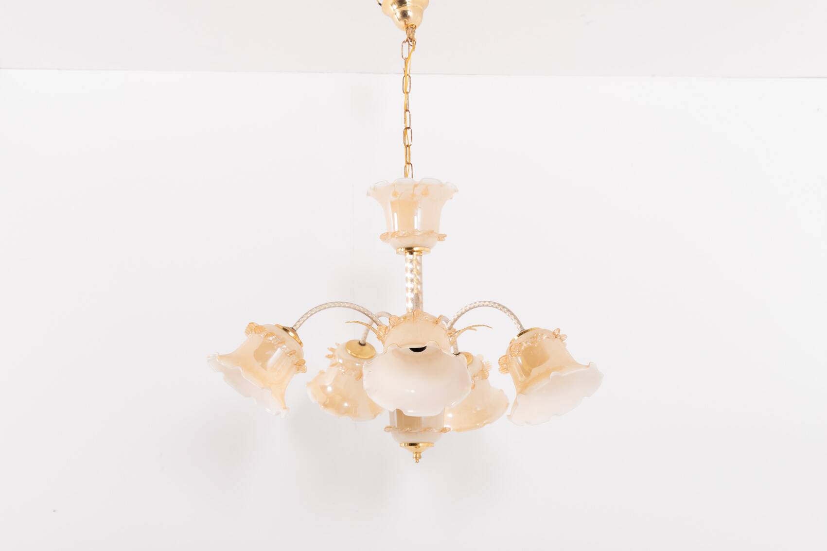 Murano glass ‘Flower’ chandelier, 1960’s Italy