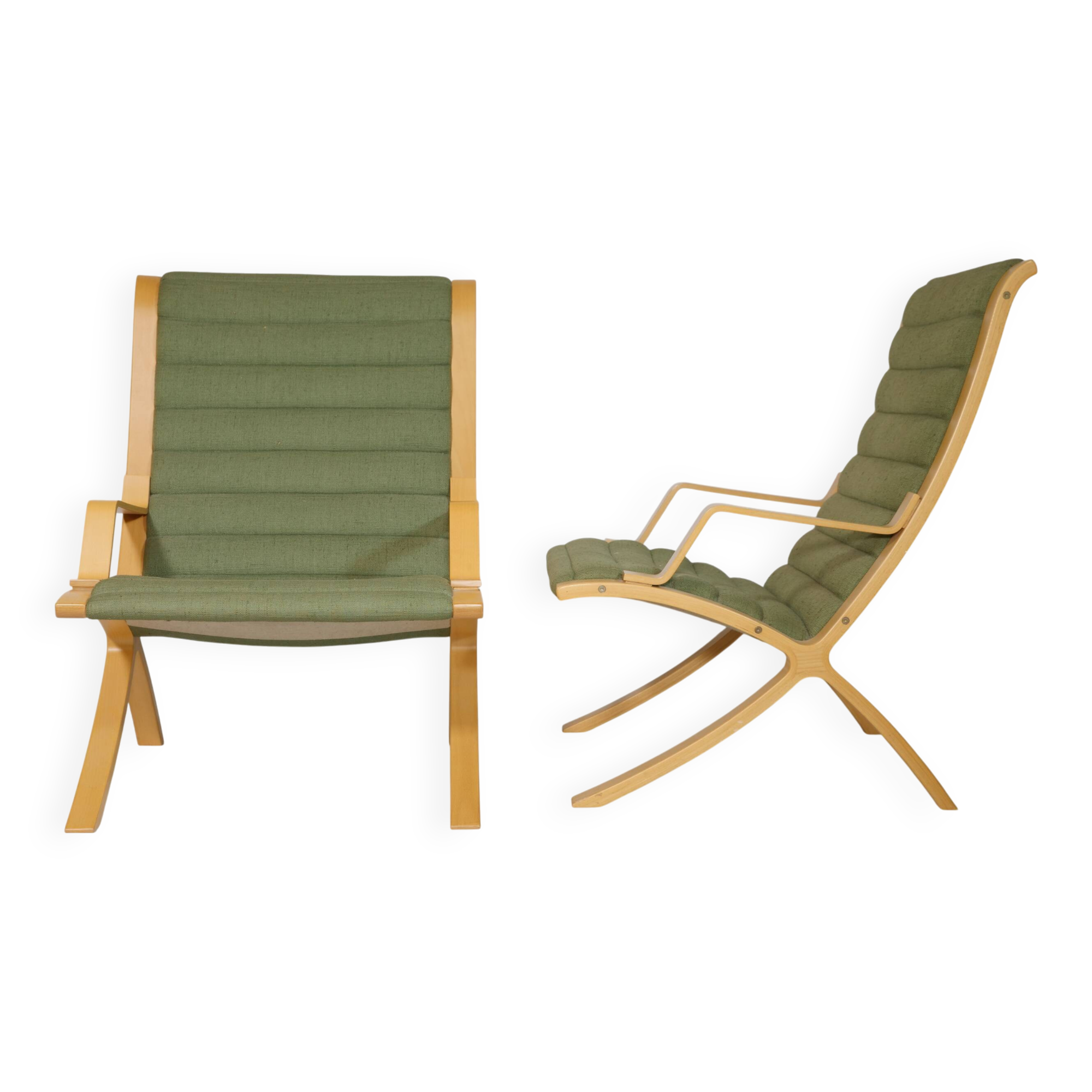 2 fauteuils danois par Fritz Hansen