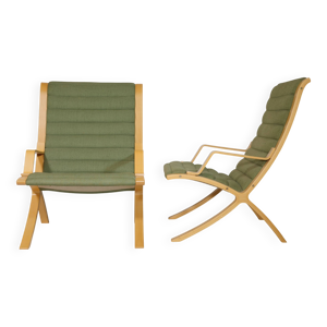 2 fauteuils danois par - hansen