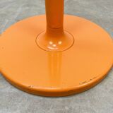 Coat rack 70's orange and chrome by Fase