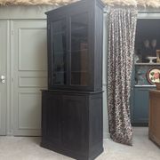 Buffet deux corps ancien noir (rénové)