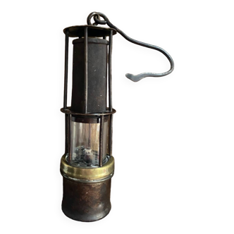 Lampe de mineur ancienne numérotée