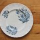 Round iron earth dish decoration flowers and butterflies P&R