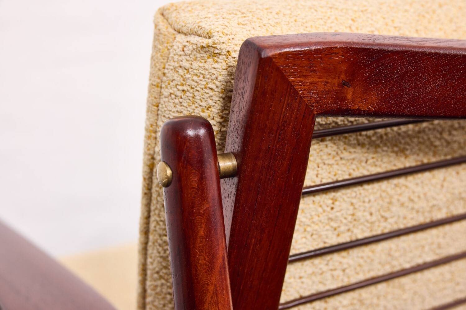 Arne Vodder, Canapé trois places vintage en teck, Glostrup années 1960, Danemark