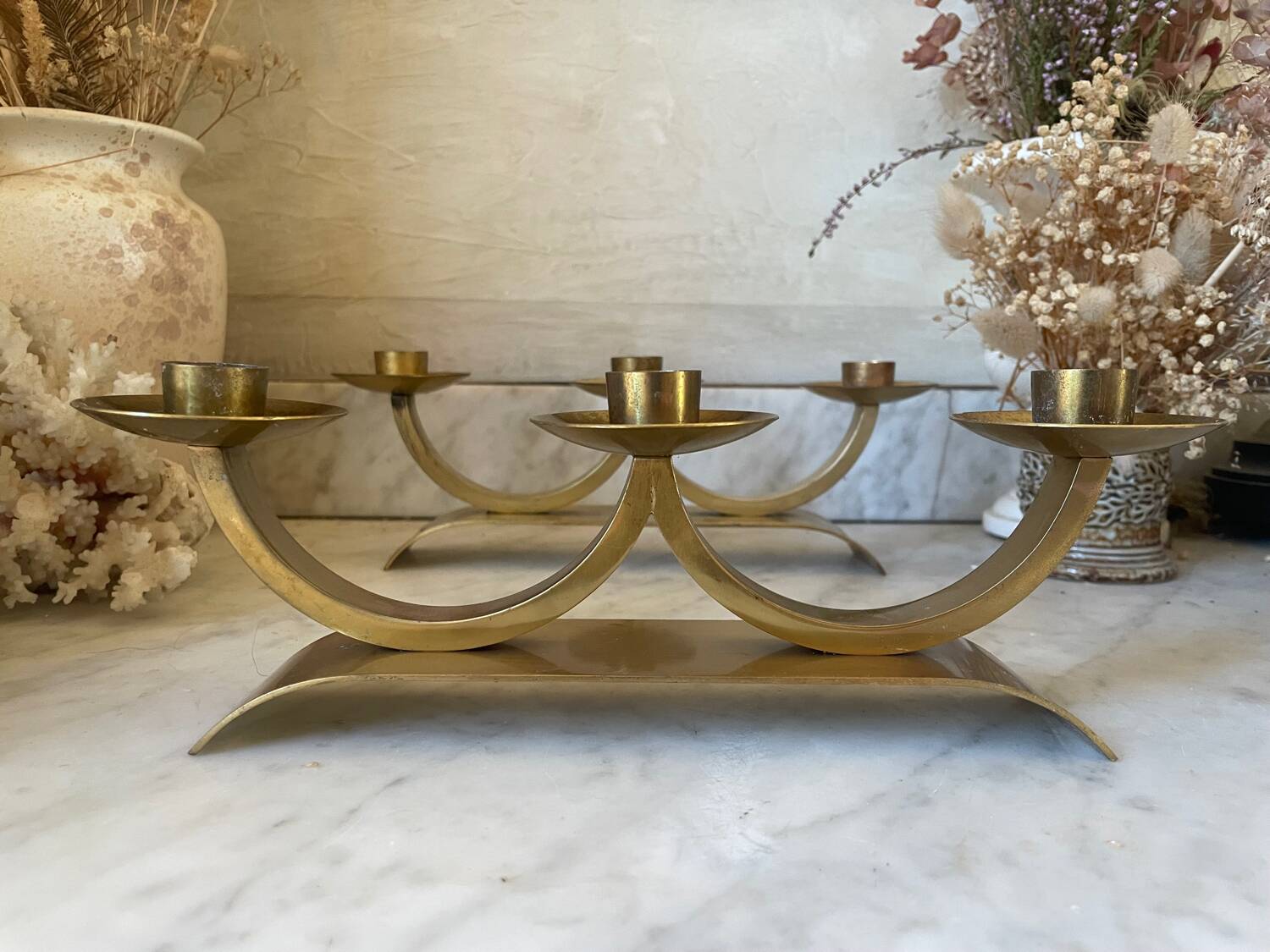 Pair of Art Deco candlesticks