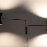 Wall lamp "bat light" with 2 arms designed by Juanma Lizana