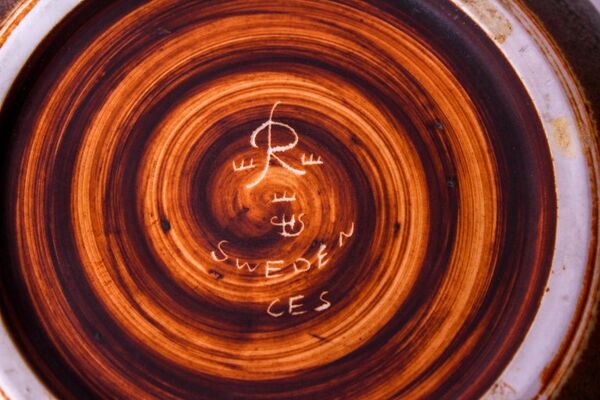 Bol céramique par Carl-Harry Stålhane pour Rörstrand 1950s