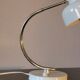 Curved lamp, brass and lacquered steel, 1960, France