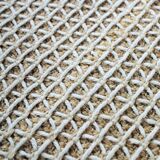 Beige jute and cotton rug 190 x 290 cm