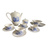 French Vintage Luneville porcelain coffee set
