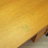 Ash desk, Danish design, 1970s, manufacturer: Domino Møbler