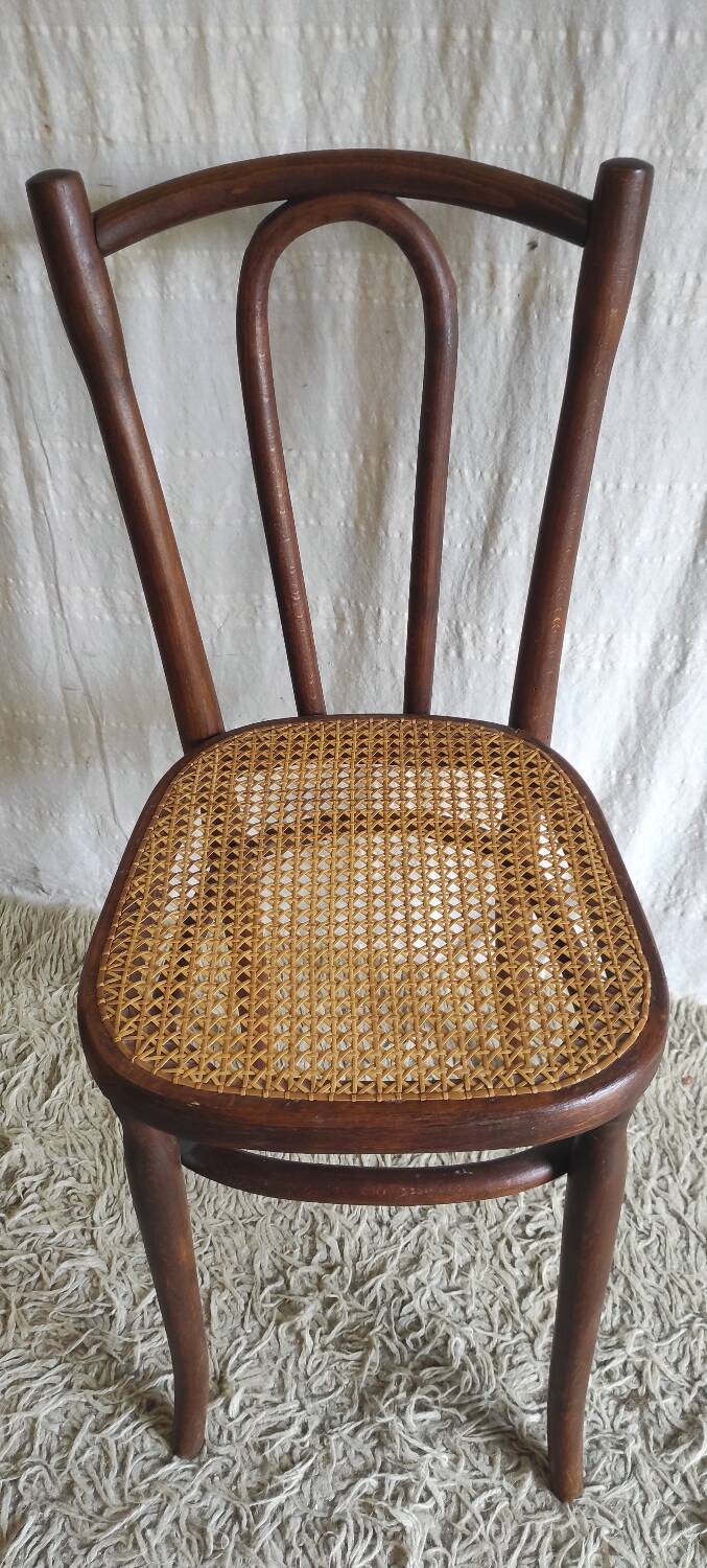 Bentwood and cane chair - early 20th century