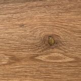 Solid desk in raw oak handles art deco shells