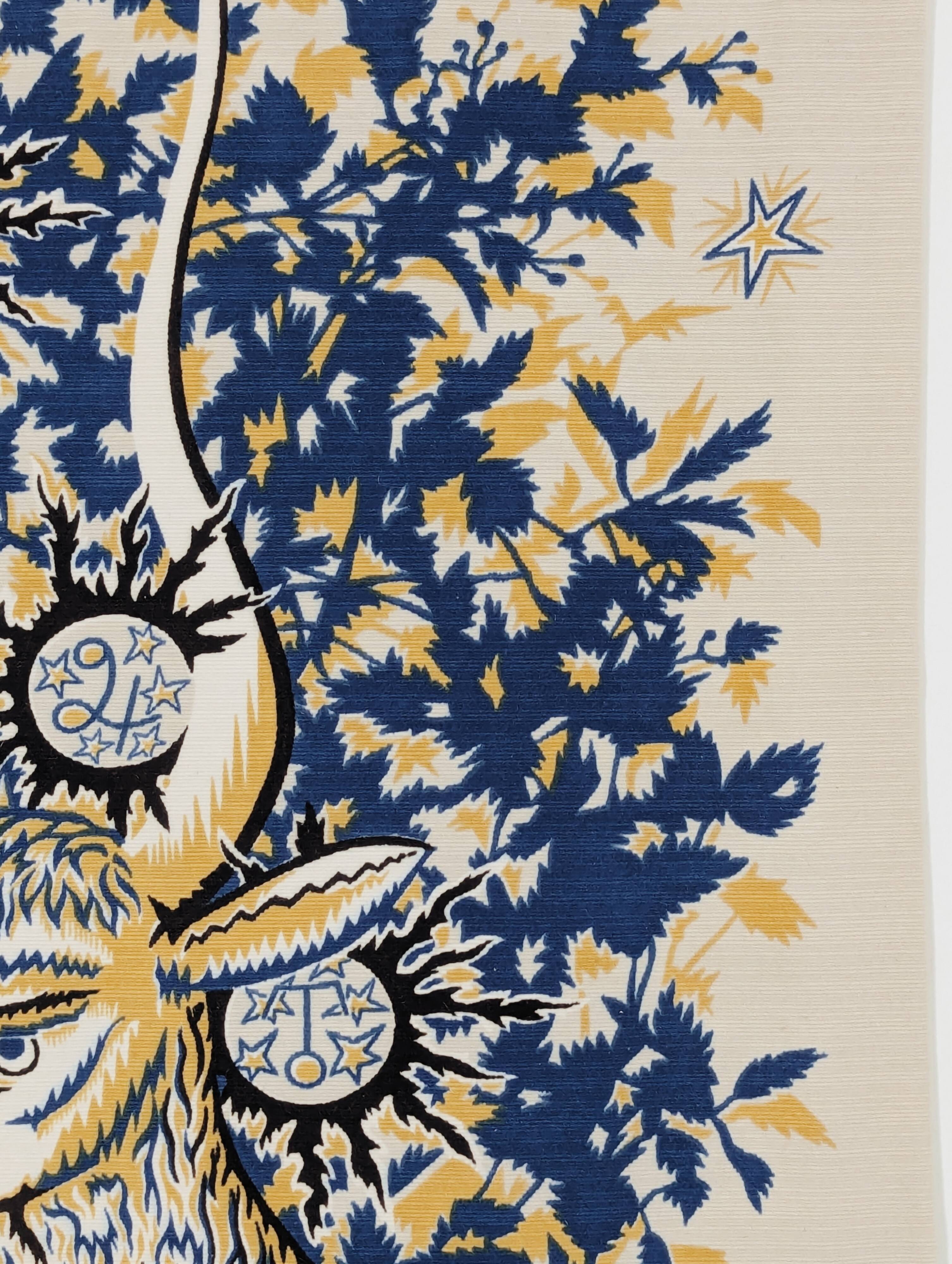 AUBUSSON tapestry in wool. Elie GREKOFF (1914-1985)