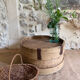 Wooden bedside table