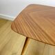 Scandinavian Swedish coffee table console 1970s - walnut