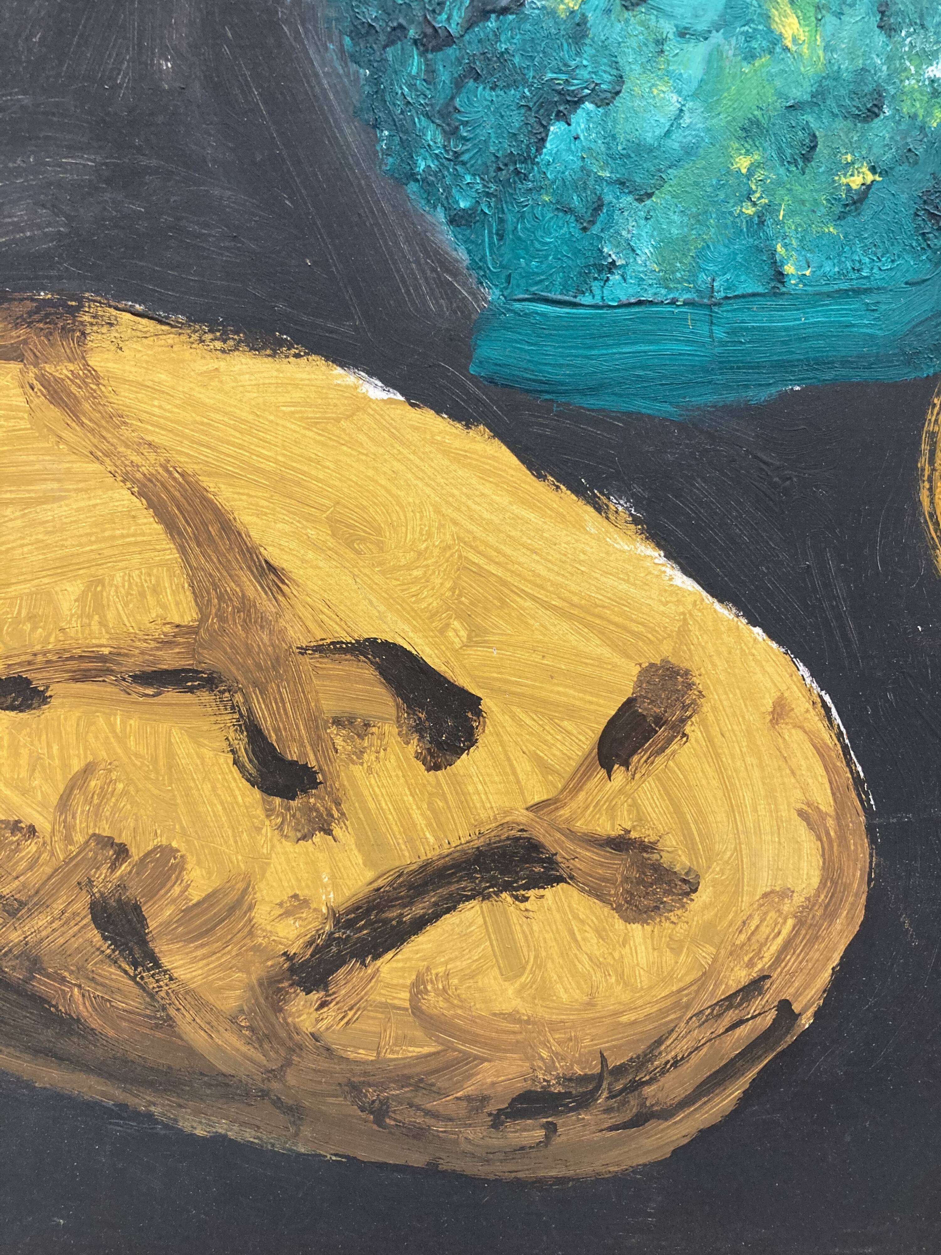 Painting with green jug