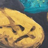 Painting with green jug