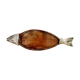 Plateau poisson bois vintage
