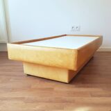 Table basse en cuir 1970