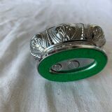 Silver metal table lighter