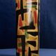 Aldo Tura Mod. 796D Parchment Thermos with Abstract Decoration, 1940