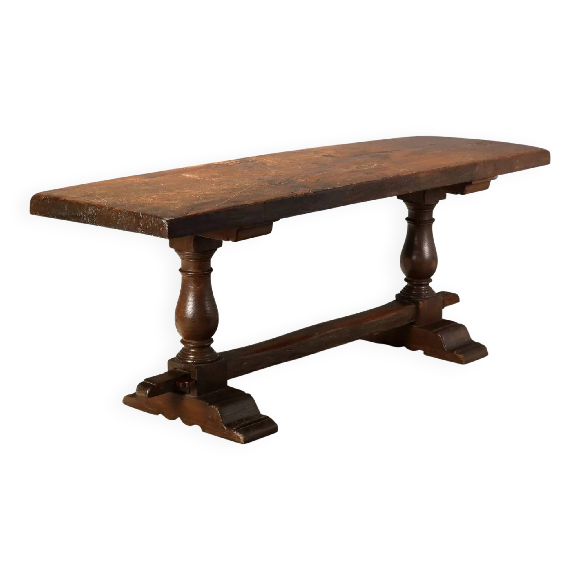 Table en châtaignier fin XIXe siècle