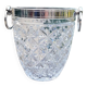 Chiseled glass champagne bucket