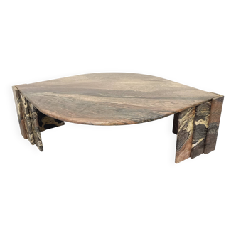 Vintage marble coffee table from the 1970s.