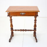 Solid Wood and Veneer Sewing Table, circa 1895