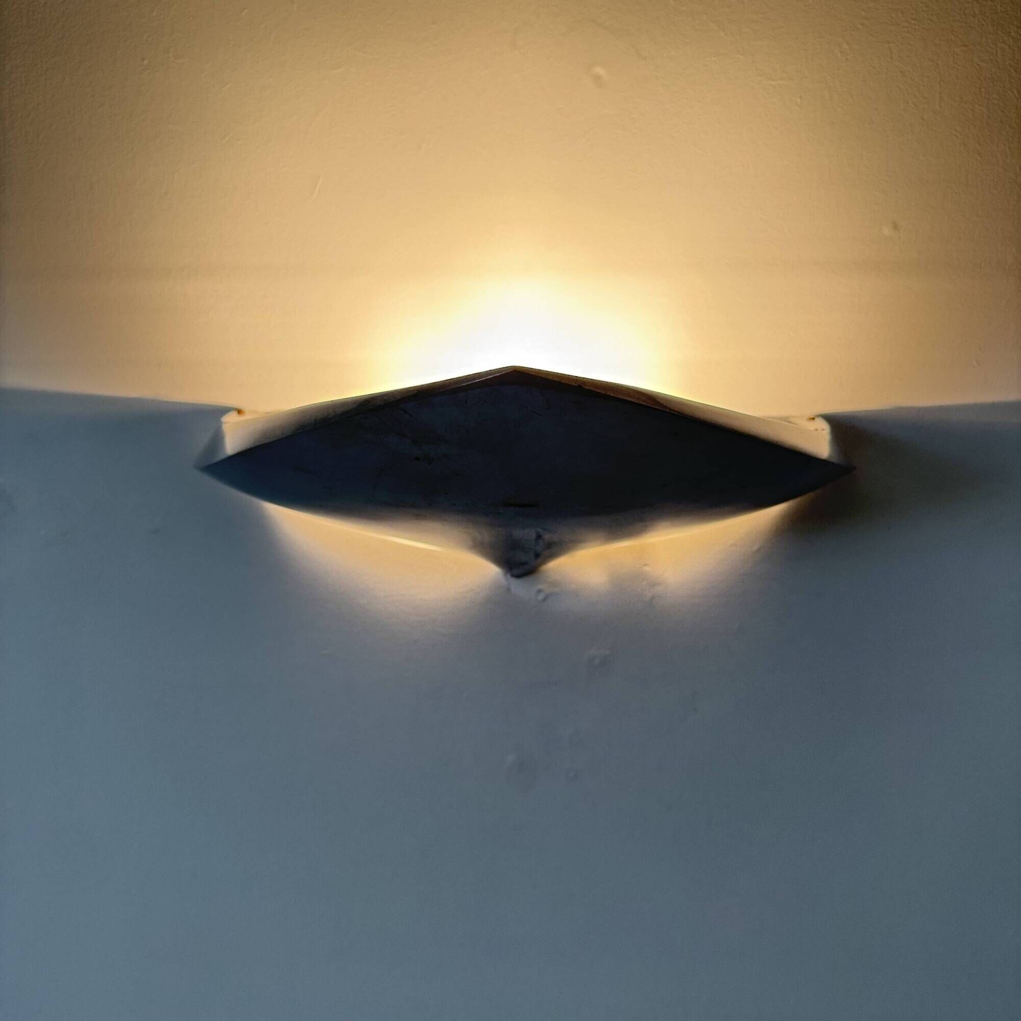 Modern French Polished Chrome wall Lamp by LG, Paris France