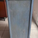 Confiturier, ancien buffet Parisien, patiné bleu