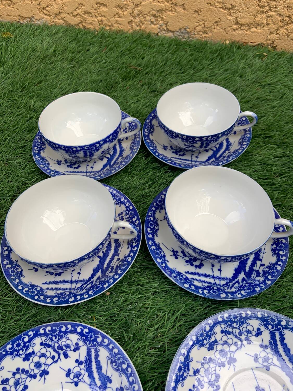 Cups in very fine CFC Japan porcelain
